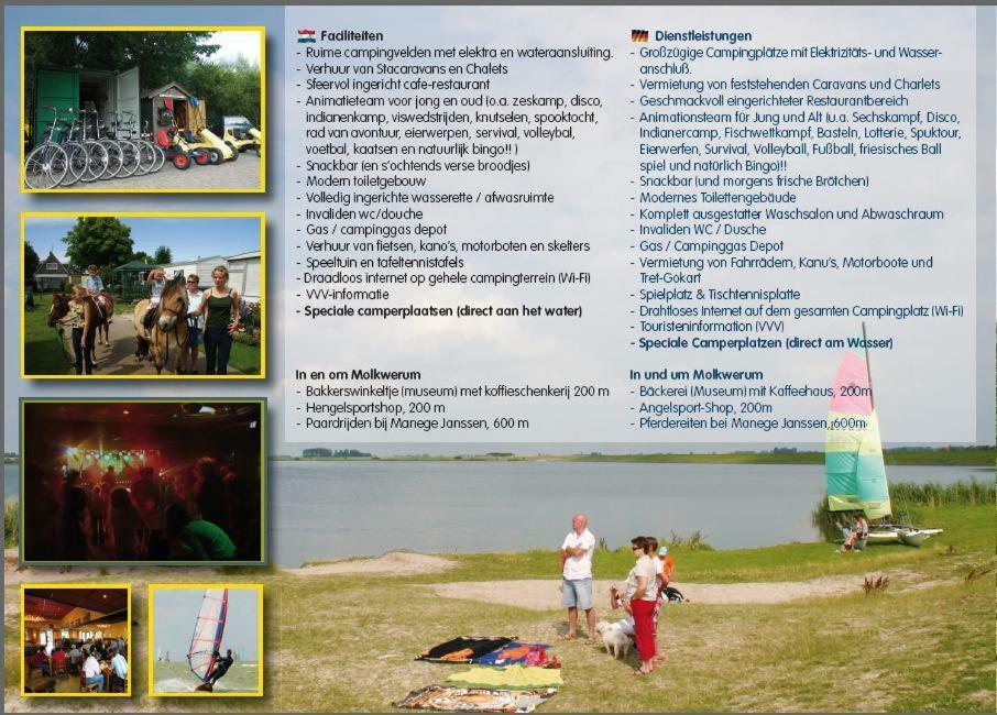 Zuiderzee-Chalet 22 Molkwerum Bagian luar foto